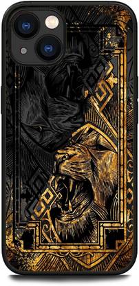 KEYCENT Back Cover for APPLE iPhone 15 Plus LION, THE KING OF JUNGAL, LION FACE, ABSTRACT ART