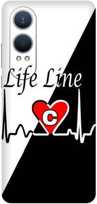 JUGGA Back Cover for OnePlus Nord CE4 lite 5G, CPH2619, C, NAME, LETTER, ALPHABET, LIFELINE