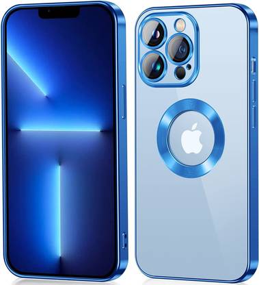 coolcasefit Back Cover for Clear Silicone Case for iPhone 12 Pro Max, Soft TPU Electro-Plating Bumper