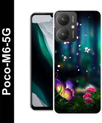 TMPBAGRU Back Cover for Poco M6 5G