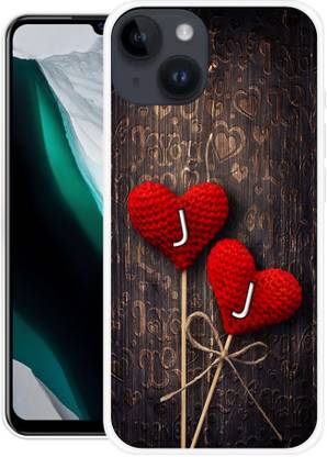 INTELLIZE Back Cover for APPLE iPhone 14 JJ, J LOVE J, J LETTER, JJ NAME