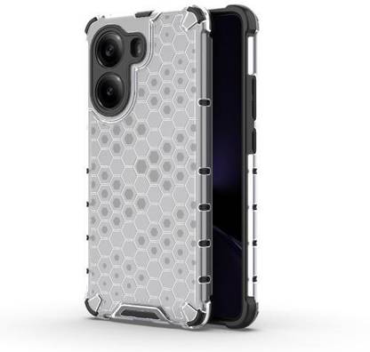 Accessories Kart Back Cover for Poco X7 pro 5G edge to edge Boom transparent honeycomb case