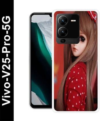 JSSIS Back Cover for Vivo V25 Pro 5G ( BABY DOLL,CARTIOONS,TEDDY BEAR) PRINTED BACK COVER