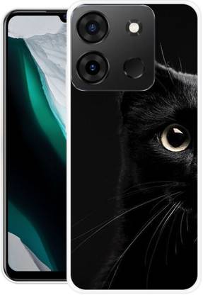 GRAFIQE Back Cover for Infinix SMART 7 CAT, CUTE CAT, BLUE EYS, CAP
