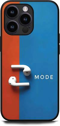 Jitec Back Cover for Apple iPhone 16 Pro Ear Pods Printed Mobile Case