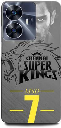 ORBIQE Back Cover for Vivo Y02 MS DHONI 7, MAHENDRA SINGH DHONI, DHONI, CRICKET, JERSEY