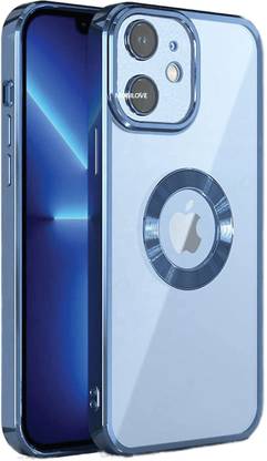 MOBILOVE Back Cover for Apple iPhone 11 | Electroplated Logo View Slim Shockproof Design Super Soft TPU Case