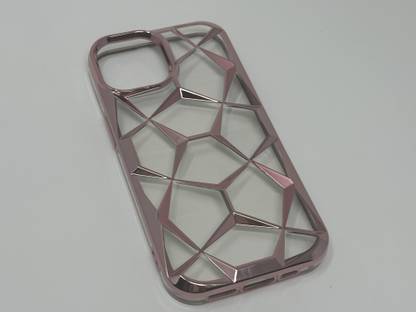 Viriti Global Back Cover for iPhone 14 Pro, Hexagon Design Mobile Cover/Case with Textured Sheet