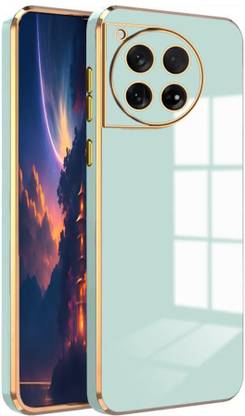 AmericHome Back Cover for Oneplus 12 PJD110, CPH2573, CPH2581 Chrome Flexible