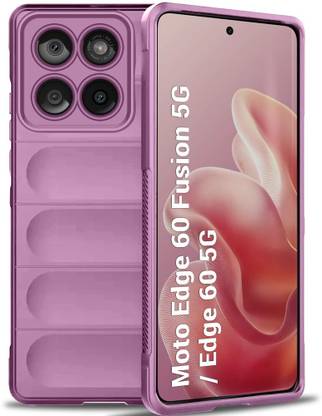 SESS XUSIVE Back Cover for Motorola Moto Edge 60 Fusion 5G Military Grade Protection Shockproof 10X Bumpers - Pink