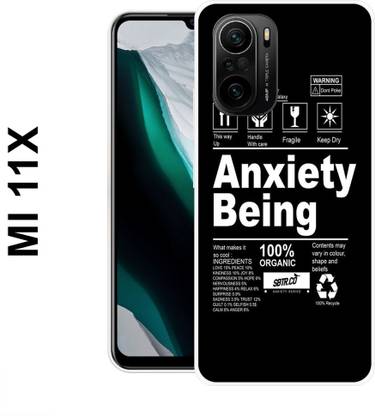 MOBECARE Back Cover for MI 11X ANXIETY BEING, UNIQUE, PATTERNS, VALOR, TEXTURE, FOR BOYS AND GIRLS