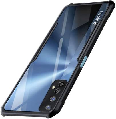 KING COVERS Back Cover for REALME-7 (Crystal Glass Back | Camera Protection | Shockproof Bumpers )