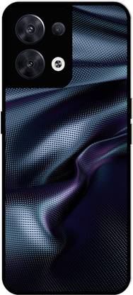 ZETREX Back Cover for OPPO Reno 8 5G On Glossy Metal Phone Cover | BLUE GALAXY THEME