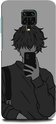 GRAFIQE Back Cover for POCO M2 Pro ANIME BOY, ALONE BOY, SAD, ANIME