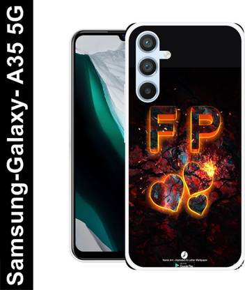 SARTOOLIYA Back Cover for Samsung Galaxy A35 5G, F NAME, F LOVE, F ALPHABET, F LETTER NAME