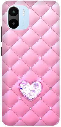 FRONK Back Cover for Xiaomi Redmi A1, HEART, PINK, HEART, DIAMOND, LOVE, COUPLE