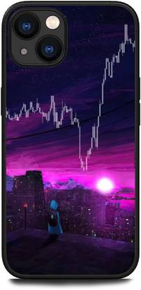 KEYCENT Back Cover for APPLE iPhone 13 SHARE MARKET, TRADING, CHART, CANDLES, TRADER