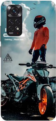COVERJET Back Cover for REDMI NOTE 11-SPORTS- BIKE- LOVER- BOY- ART