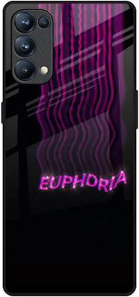 QRIOH Glass Back Cover for Oppo Reno5 Pro
