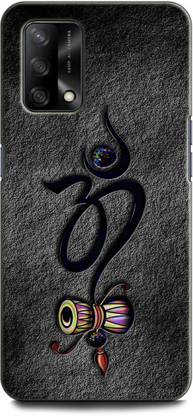 INDICRAFT Back Cover for OPPO F19s OM, SHIVJI, LORD SHIVA, MAHADEV, BHOLENATH, TRIDEV