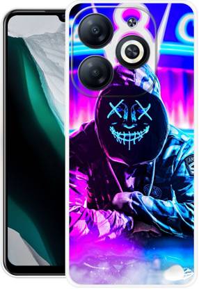 Indus Back Cover for Infinix SMART 8 HD, Alan, Walker, Hacker, Neon, Mask, Joker, 534