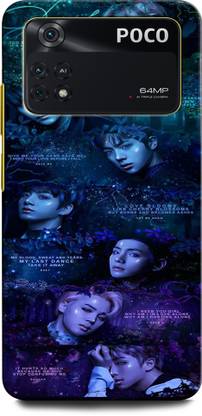 INTERWEY Back Cover for POCO M4 PRO BTS, KOREAN ACTOR, POP SINGER, BOY BAND, BTS ARMY