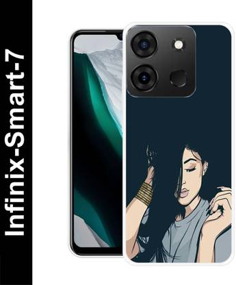 DEVLIYACASE Back Cover for Infinix Smart 7 ITACHI UCHIHA, GIRL, ANIMATION, ANIME, CARTOON