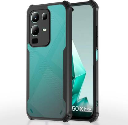 techaspire Back Cover for Vivo T4x Back Cover Case 360 Degree Protection Crystal Clear Tranparent