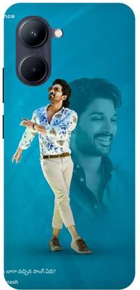 ThePrintlink Back Cover for Realme C33, RMX3624, ALLU ARJUN, SOUTH STAR, PUSHPA MOVIE, ACTORS