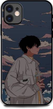 INTELLIZE Back Cover for APPLE iPhone 11 ANIME BOY, ALONE BOY, SAD, ANIME