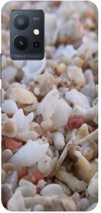 Bluvver Back Cover for Vivo Y75 5G, V2142 Printed Stones Back Cover