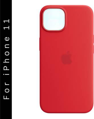ESELSE Back Cover for Silicon red back cover compitable with iphone 11.