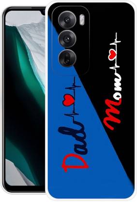 LUCKY MOBI.COM Back Cover for Oppo Reno 12 Pro 5G, mom love dad, life line PRINTED BACK COVER