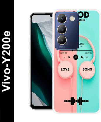 लकी MOBI.COM Back Cover Vivo Y200e 5G, HEADPHONE, MUSIC, BTS ARMY, BTS LOVE के लिए