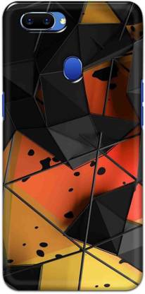 NDCOM Back Cover for OPPO A5 Abstract Slim Fit Printed