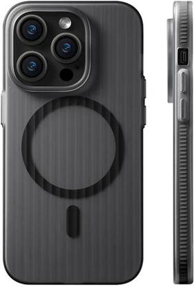 FIEUSCHE Back Cover for iPhone 15 Pro Max Aramid Fiber Case Compatible with MagSafe, Military Grade Protection