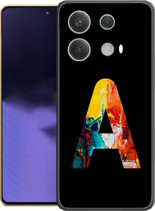 TIKTIK Back Cover for Infinix X6853 Design cover | Infinix Note 40 Design cover | A Alphabet | KT_01