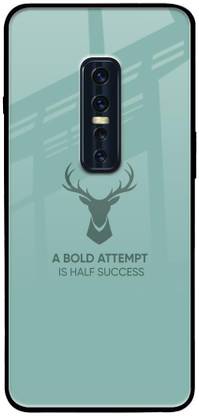 QRIOH Glass Back Cover for Vivo V17 Pro