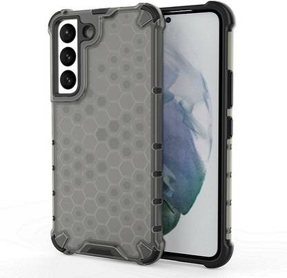 Accessories Kart Back Cover for Samsung S22 Edge to Edge Boom Transparent Honeycomb case