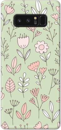 NDCOM Back Cover for Samsung Galaxy Note 8 Flower Art Printed Hard Case
