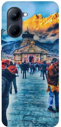 Thecoverking Back Cover for Realme C33, RMX3627, KEDARNATH, TEMPLE, SHIV JI TEMPLE