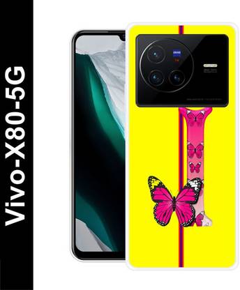 LUCKY MOBI.COM Back Cover for Vivo X80 5G I NAME, I LOVE, I ALPHABET, I LETTER NAME