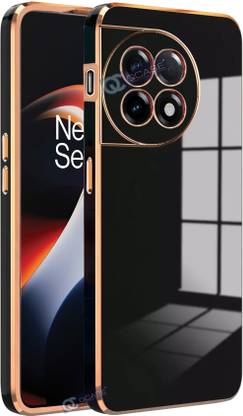 Qcase Back Cover for OnePlus 11R 5G Golden Electroplating Glossy Soft Cover