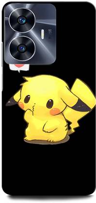 ORBIQE Back Cover for Vivo Y02 PIKACHU, POKEMON, GAME, CARTOON, PIKACHU LOVE