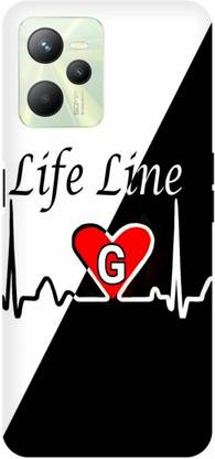 REALME C35- RMX3511-G: NAME: LETTER: ALPHABET: LIFELINE Plastic Back Cover