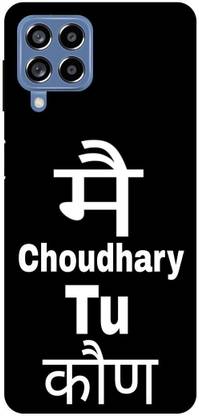 PICHKU Back Cover for SAMSUNG GALAXY M53-CHOUDHARY,JI,JAAT,JAT,CAST,ARMY,JATT,BOYS
