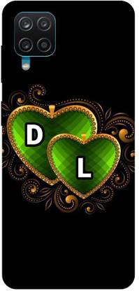 ThePrintlink Back Cover for Samsung Galaxy A12, D L, D LOVE L, D L NAME, D L ALPHABET, LOVE