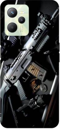 Royal Case Back Cover for REALME C35 GUN, RIFAL, SHOOTER, WAPON, PISTAL, BOMB, PATTERN