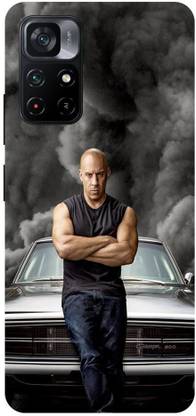 Wall Art Back Cover for POCO M4 Pro (5G) Dominic Toretto, Vin Diesel, Fictional Printed