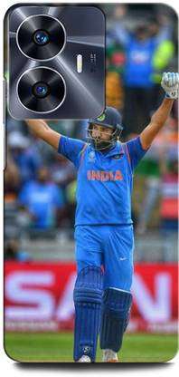 ORBIQE Back Cover for Vivo Y02T ROHIT SHARMA, INDIA, CRICKET, PLAYER, CRICKETER